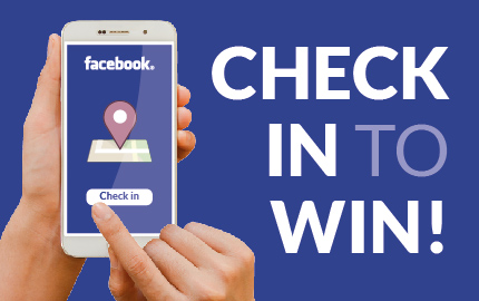 CHECK IN to WIN!