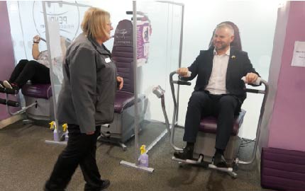​Andrew Stephenson MP​ visits The Feelgood Toning Suite